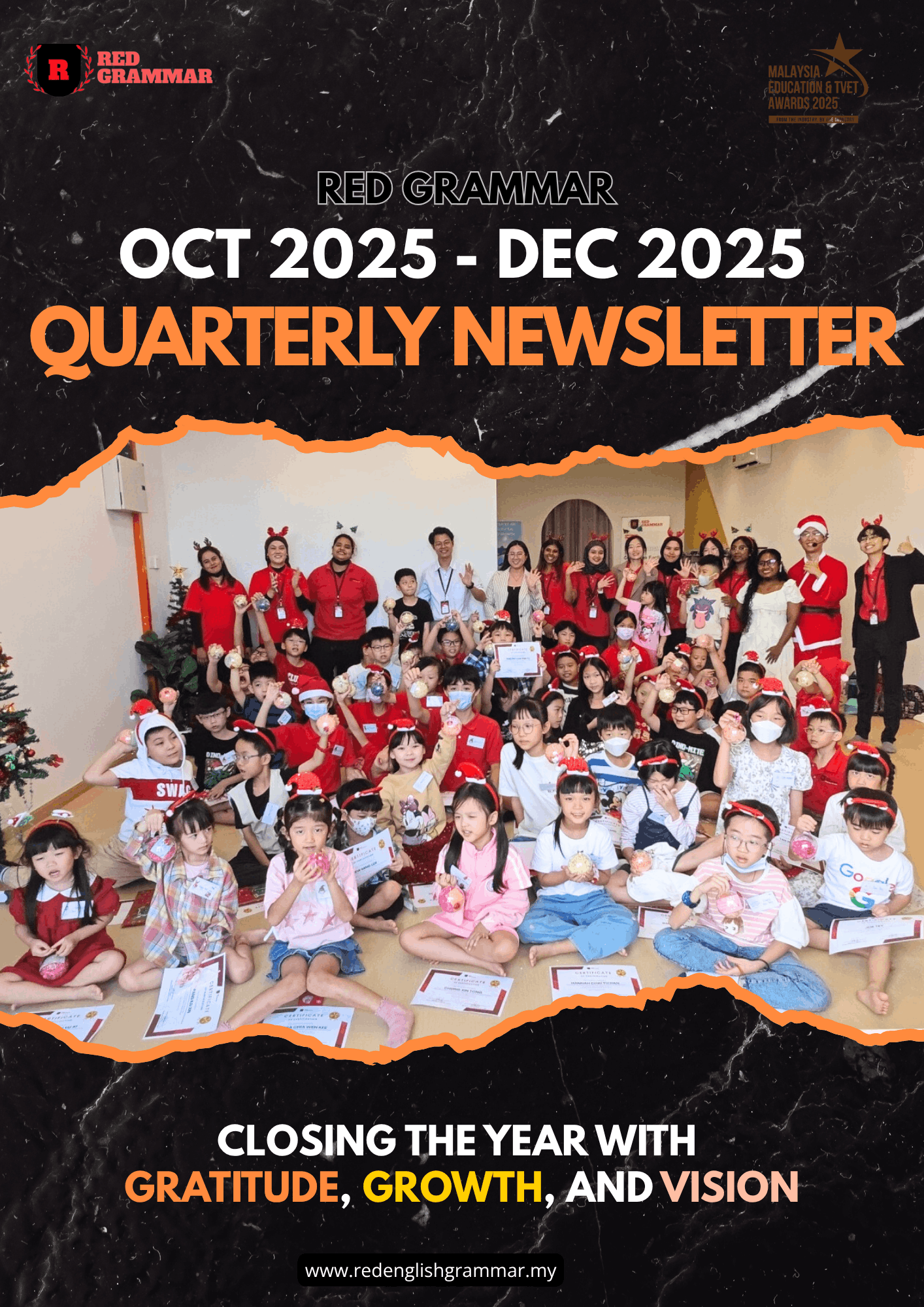 Red Grammar Quarterly Newsletter - Oct to Dec 2025